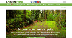 Desktop Screenshot of campsitephotos.com
